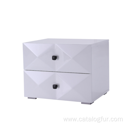 Home furniture bedroom small modern wood bedside table nightstand night stand for bedroom